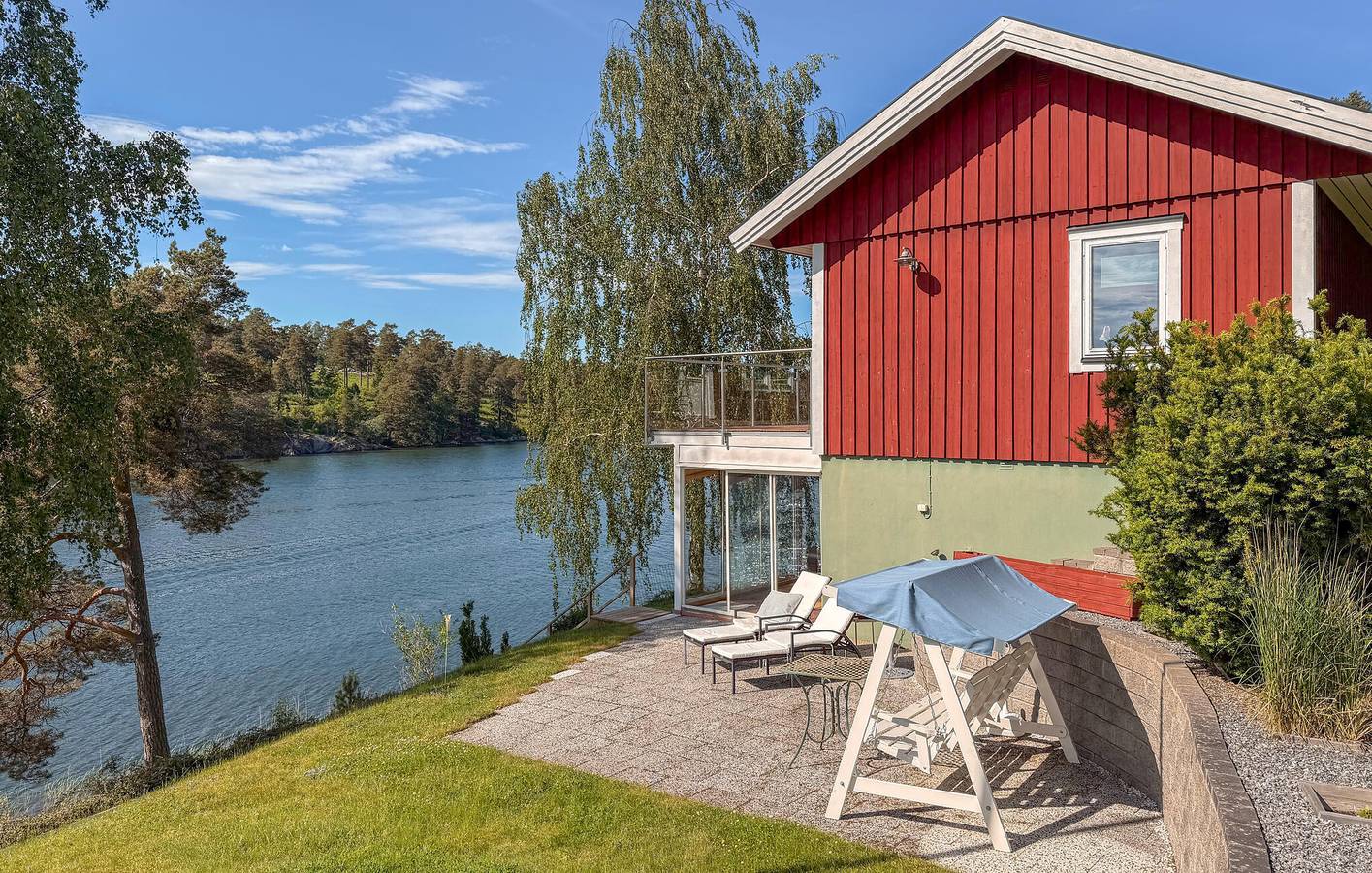 Ferienhaus für 6 Personen mit Terrasse in Vätö, Schwedische Ostsee