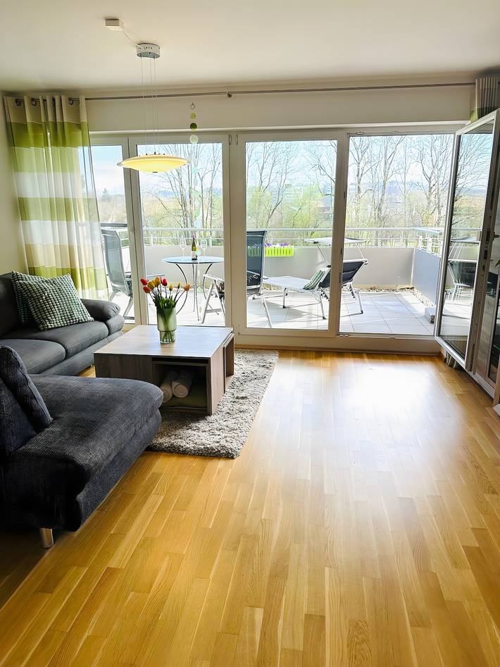 Geheel appartement, Kathrins Vakantieappartement in Bad Waldsee, Region Bodensee-Oberschwaben