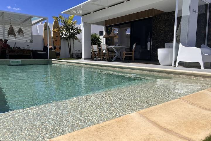 Villa für 4 Personen, mit Garten und Whirlpool sowie Pool und Balkon auf Fuerteventura