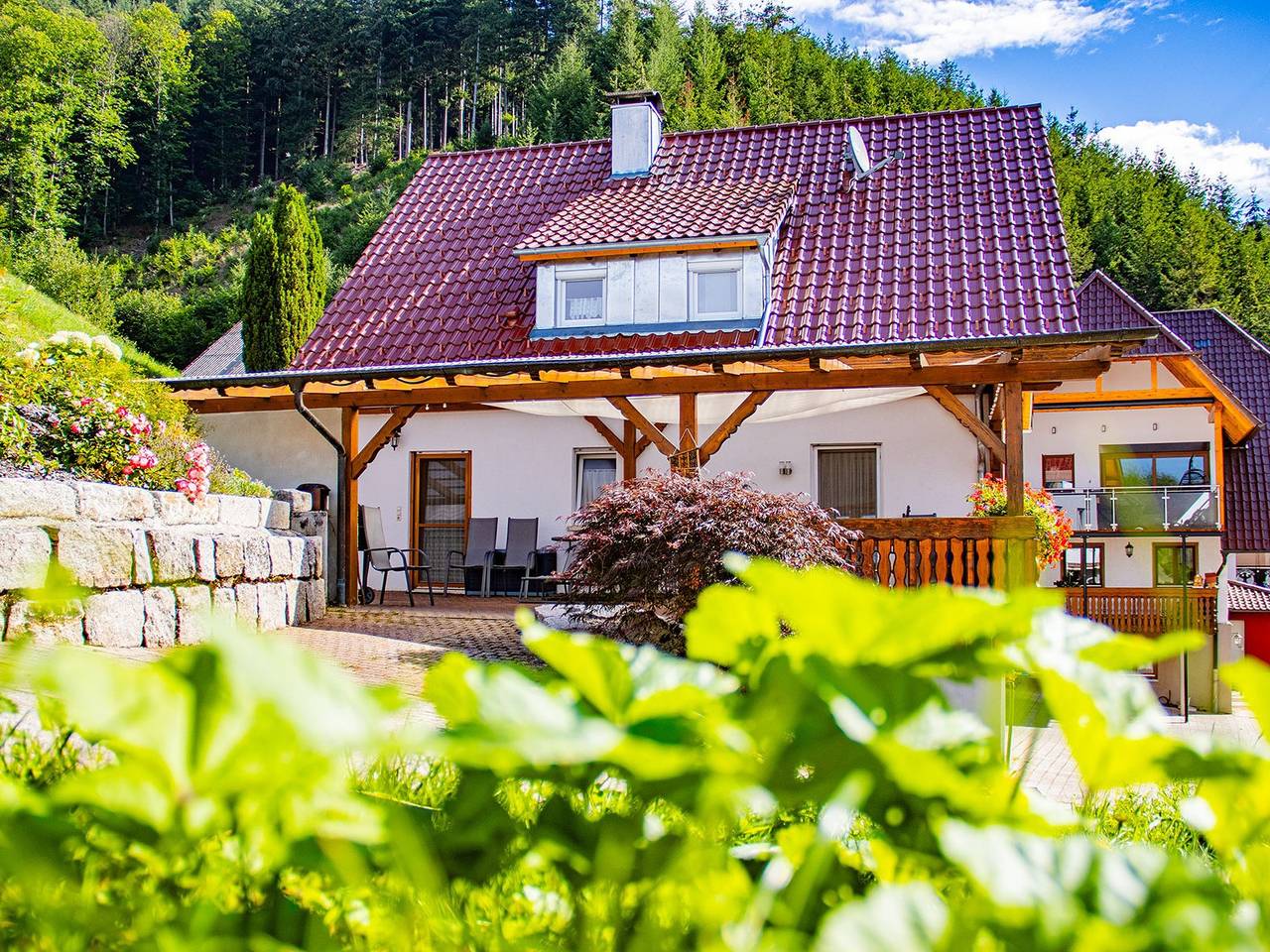 Ganze Wohnung, Ferienwohnung 'Williamsblick' mit Gemeinschaftsterrasse und Wi-Fi in Lautenbach, Mittlerer Schwarzwald