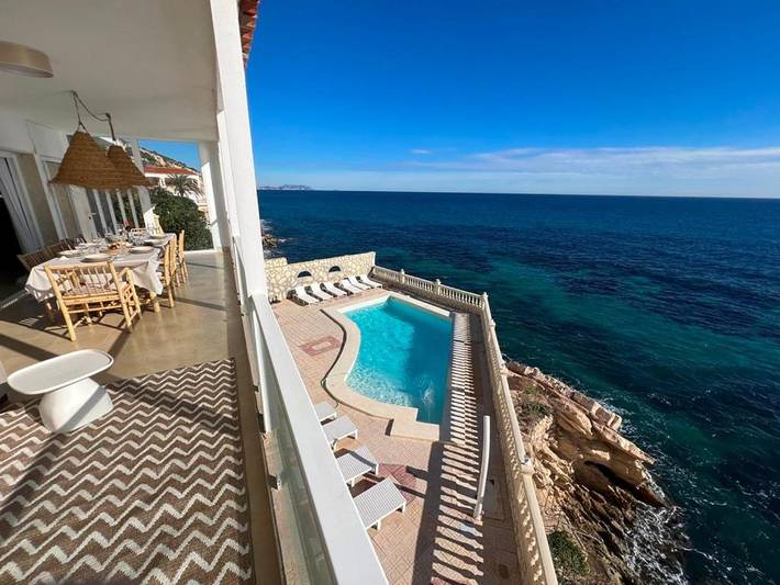 Villa pour 14 personnes, avec terrasse ainsi que piscine et vue à El Campello