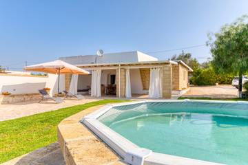 Villa mit pool für 4 Personen, mit Garten, mit Haustier im Salento