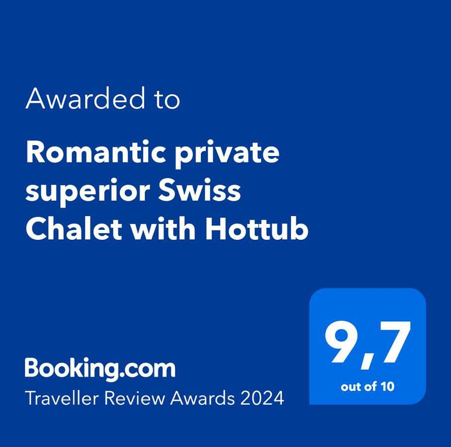 Romantic private superior Swiss Chalet with Hottub in Lungern, Obwalden