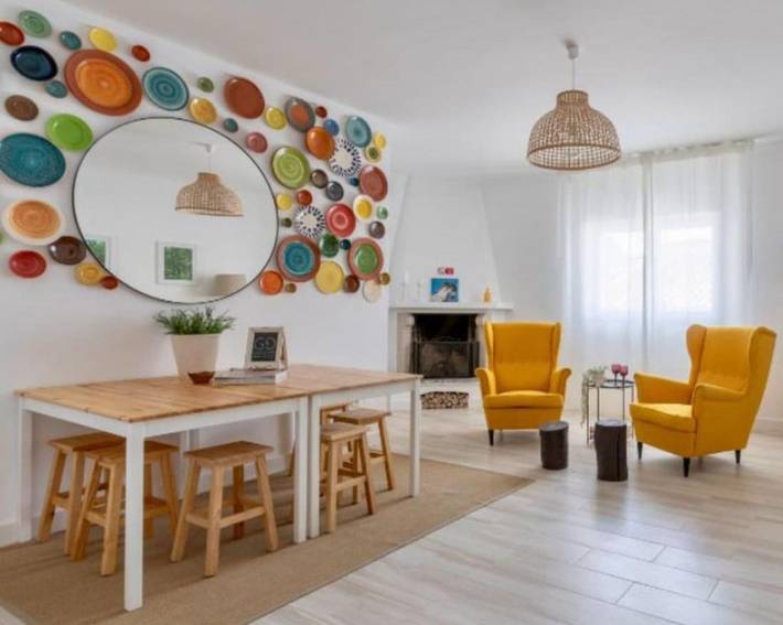 Chambre d’hôte pour 3 personnes, avec Terrasse et Vue dans Golegã
