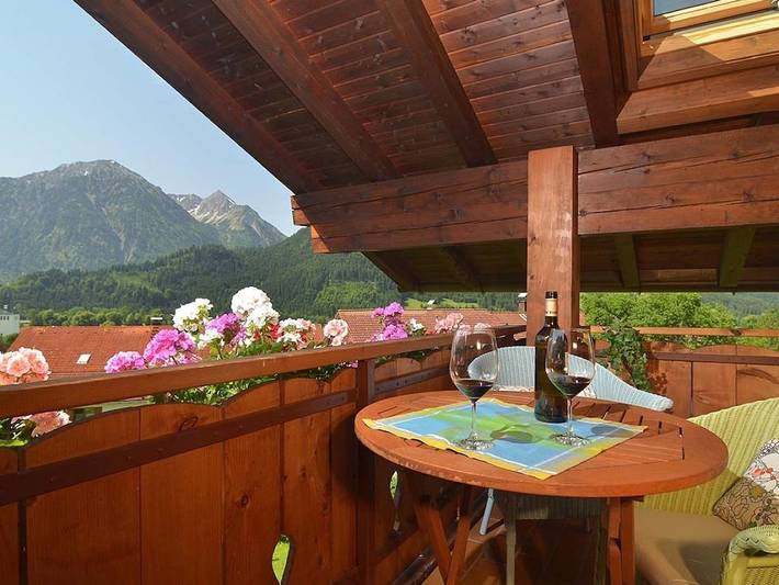 Ferienhaus für 4 Personen, mit Balkon und Garten in Bad Oberdorf