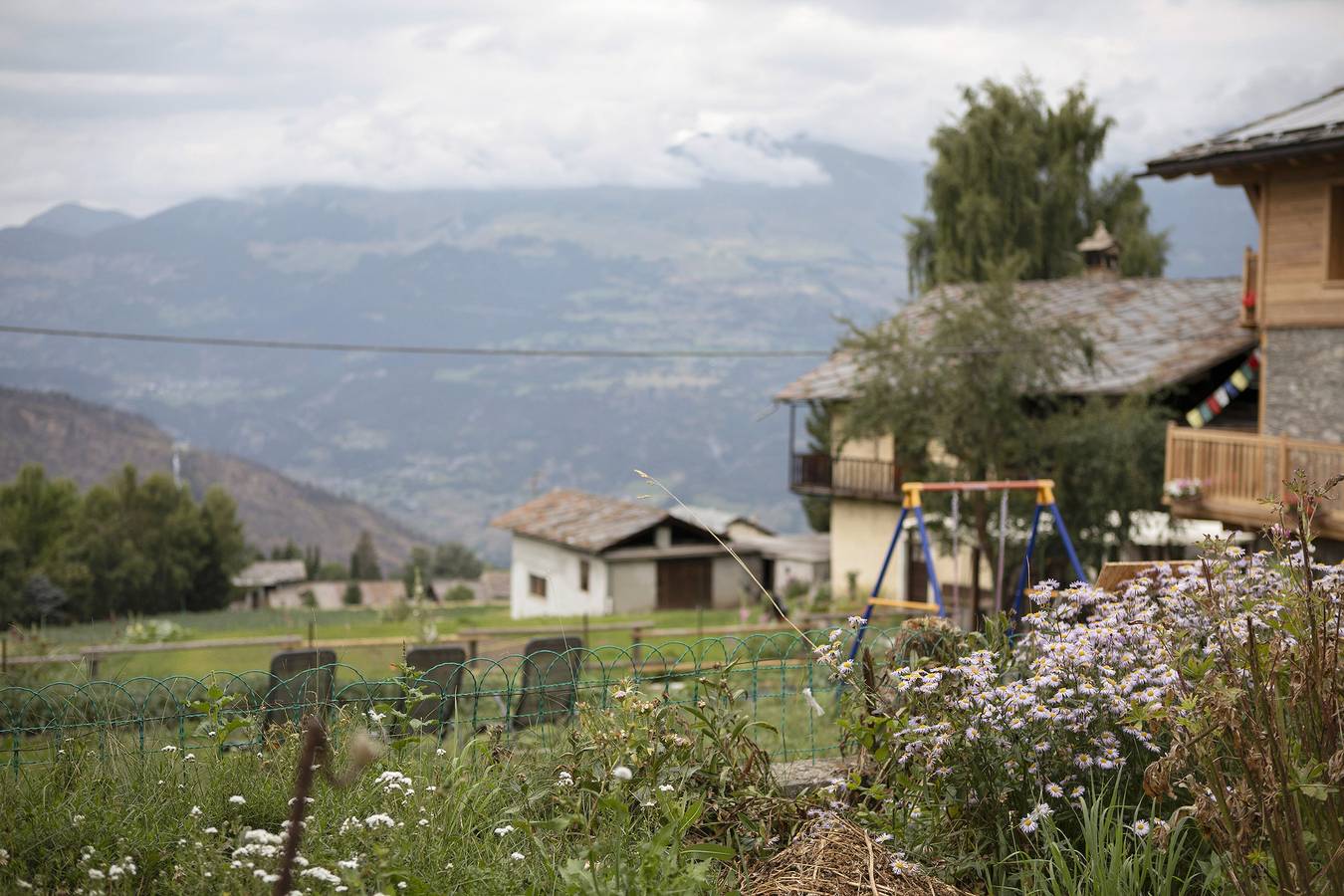Ganze Wohnung, Appartement 'Millet Ozein' mit Bergblick, Gemeinschaftsterrasse und Wlan in Ozein, Comune di Aymavilles