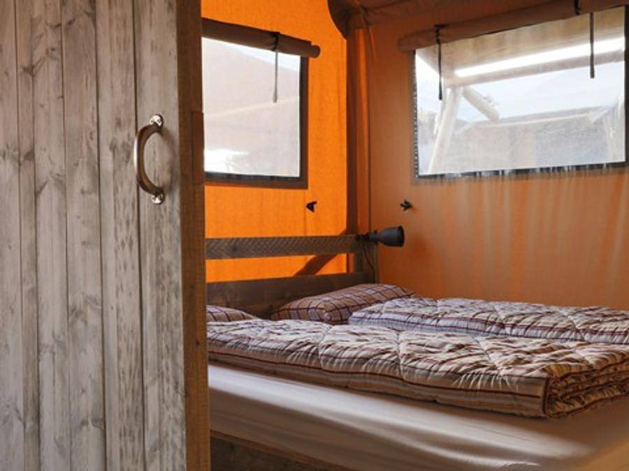 Camping Val Saline - Tienda de lona y madera 6 personas - Tienda Safari Lodge | 3 Ch. | 6 Pers. | 1 Sdb | Clim. in Rovinj, Región de Rovinj