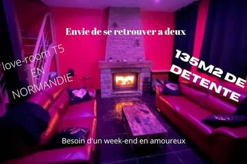 Location de vacances pour 2 personnes, avec sauna ainsi que jacuzzi et jardin à Bellencombre