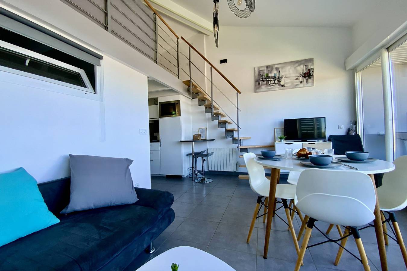 Apartamento entero, Apartamento de vacaciones para 4 personas con balcón in Le Grau-du-Roi, Côte d'Améthyste