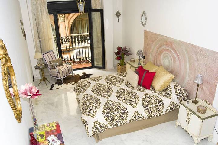 Vacation rental for 4 people, with balcony in Sevilla
