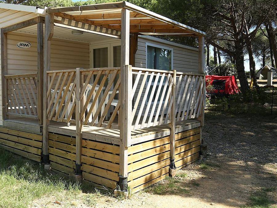 Camping Figurotta - Mobilheim 6 personen - Mediterranee in Bizanet, Côte d'Améthyste