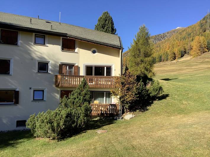 Ferienwohnung für 3 Personen, mit Garten in Pontresina