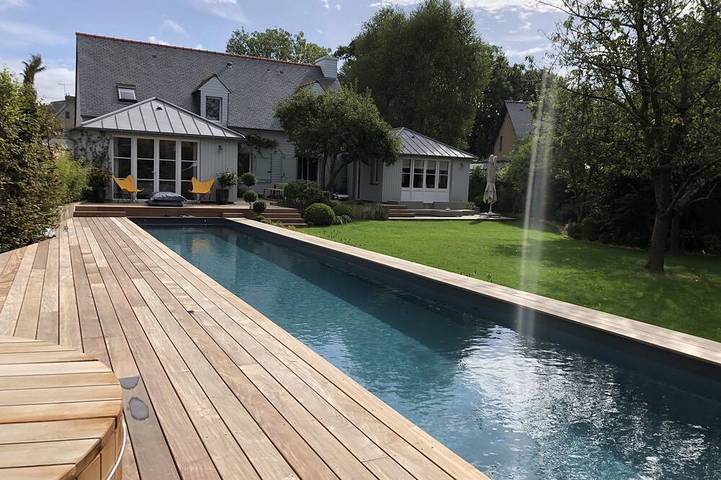Maison de vacances pour 10 personnes, avec balcon ainsi que jardin et jacuzzi à Saint-Briac-sur-Mer
