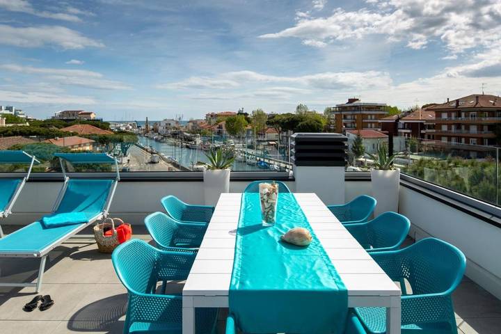 Appartamento per 6 persone, con Balcone e Panorama a Cervia