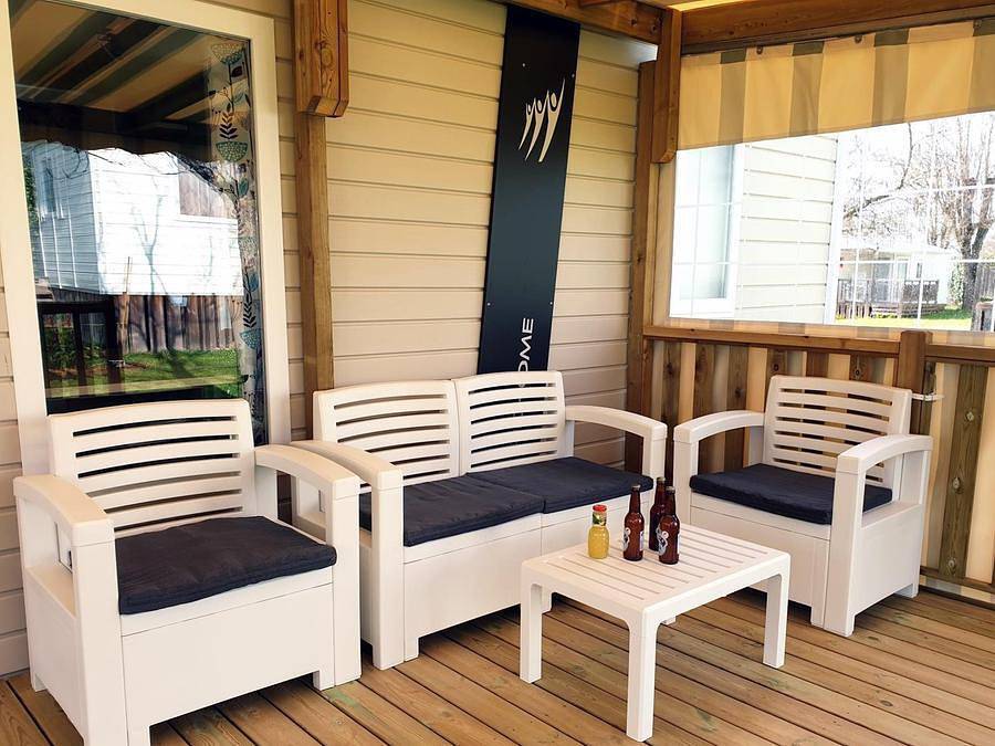 Camping Sites et Paysages - Le Ventoulou - Mobilheim 4 personen - Cottage Alzou in Thégra, Regionaler Naturpark Causses du Quercy