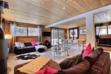 Maison de campagne pour 8 personnes, avec balcon, animaux acceptés dans Lac de Montriond