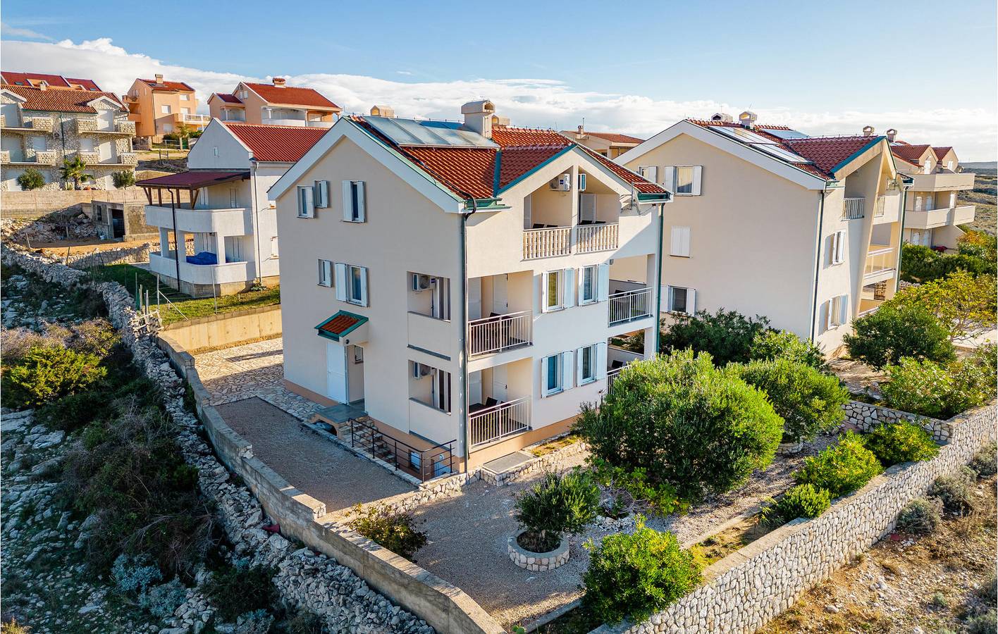 Cały apartament wypoczynkowy, Apartament wakacyjny dla 3 osób z taras in Pag, Pag (Wyspa)