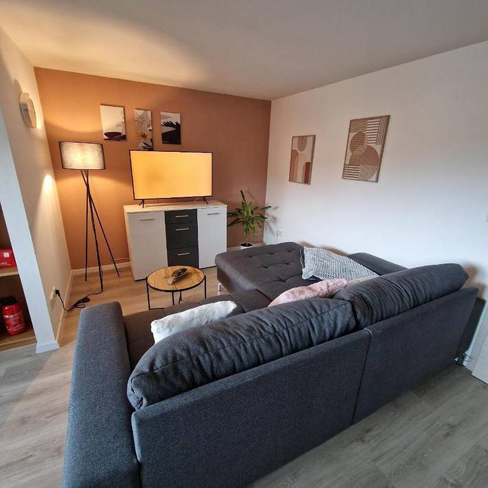 Ferienwohnung für 4 Personen, mit Balkon und Terrasse sowie Ausblick in Viereth-Trunstadt