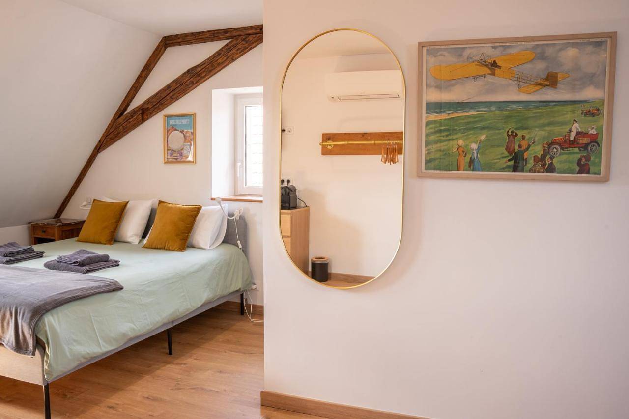 Double Room with Private Bathroom in Eguisheim, Parc naturel régional des Ballons des Vosges