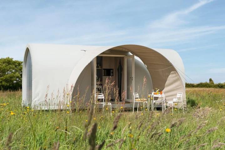 Mobil home pour 4 personnes, avec bassin pour enfant