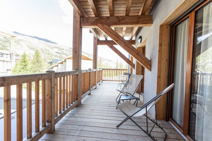 Appartement de vacances pour 4 personnes, avec balcon dans Hautes-Alpe - 2