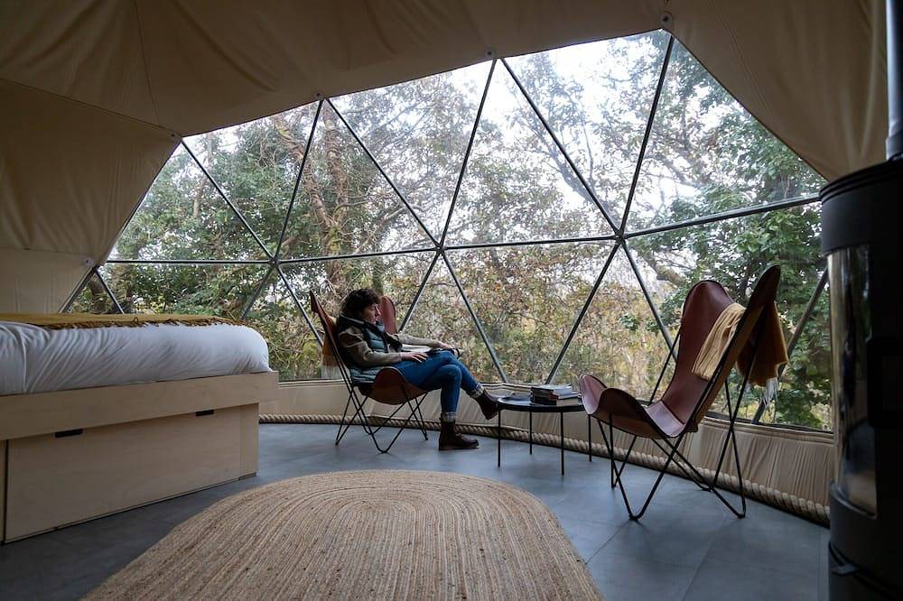 Treehouse Dome @ Fernwood.eco with private sauna in Connemara