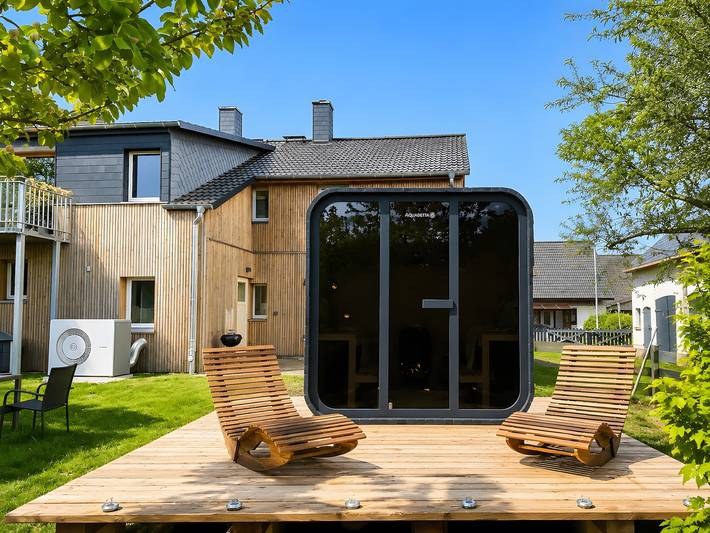 Ferienwohnung für 2 Personen, mit Garten und Sauna in der Feldberger Seenlandschaft
