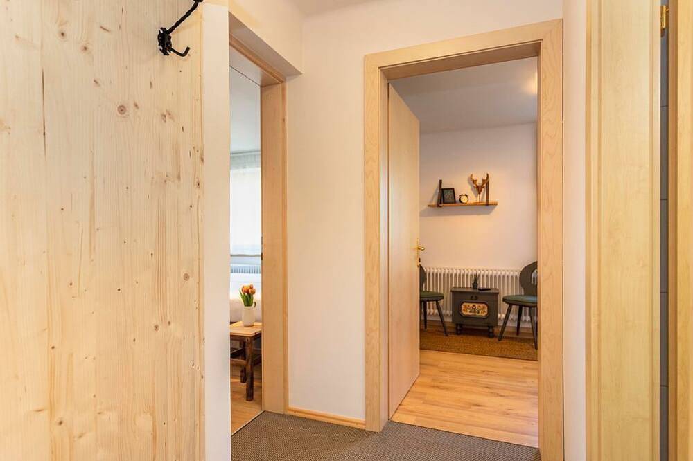 Familiensuite, 2 Schlafräume Badezimmer - Sonnberg Lodge in Maria Alm, Pinzgau