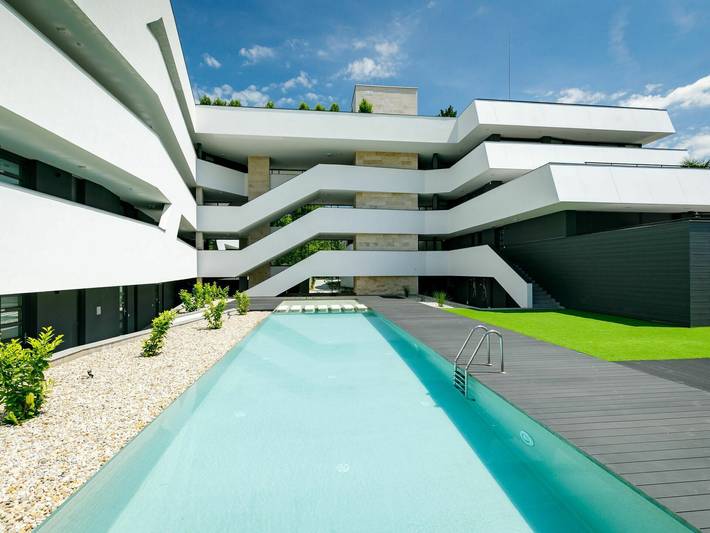 Ferienwohnung für 6 Personen, mit Terrasse und Garten sowie Pool in Ungarn