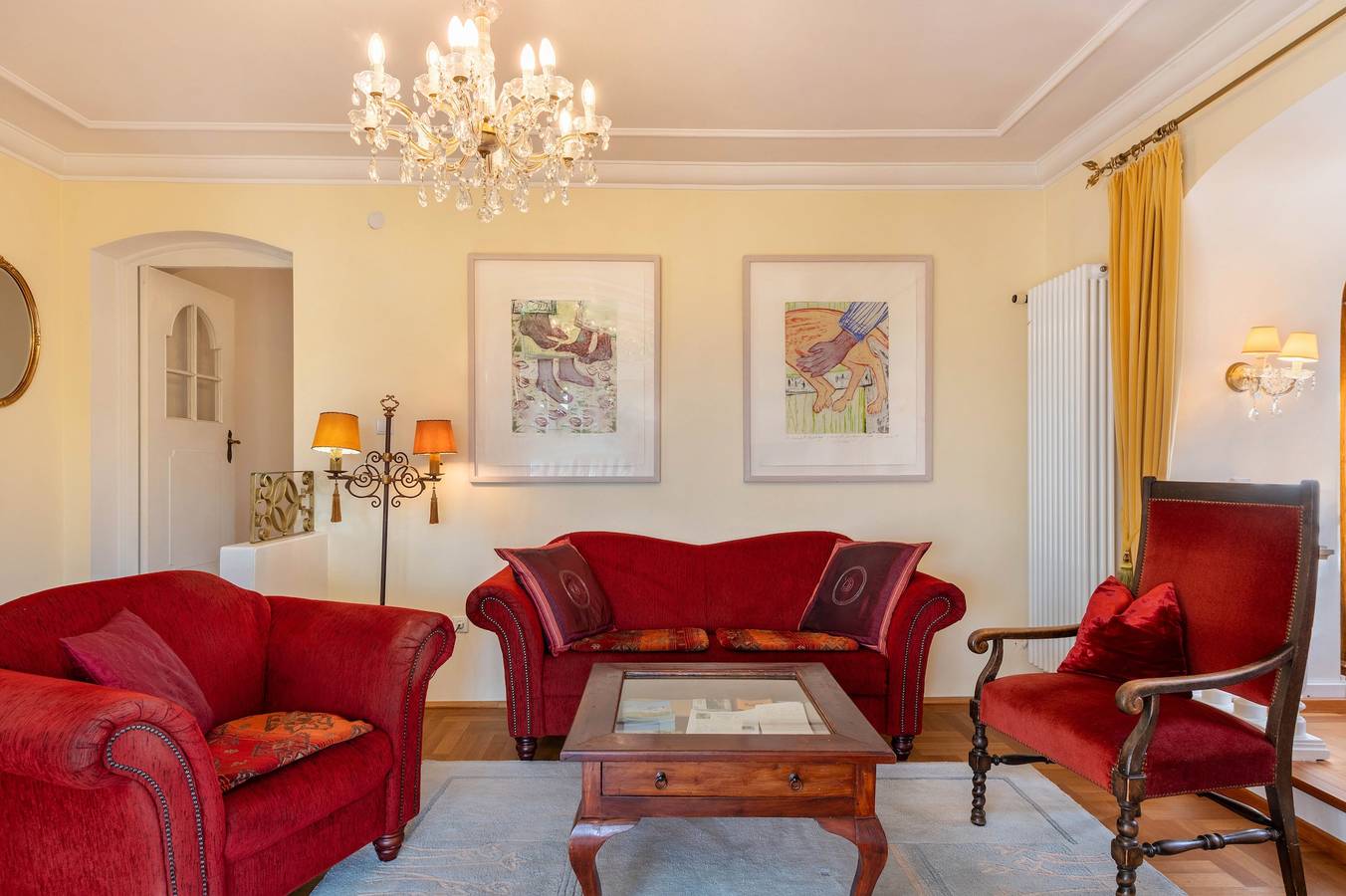 Ganze Wohnung, Ferienwohnung 'Villa Schlössle' mit Bergblick, privater Terrasse und Wlan in Badenweiler, Südschwarzwald