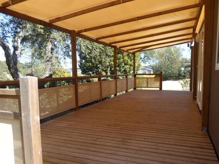 Domaine De La Bergerie - Mobilheim 7 personen - Premium - 3 Schlafzimmer - 6/7 Personen in Roquebrune-sur-Argens, Mittelmeerküste (Frankreich)