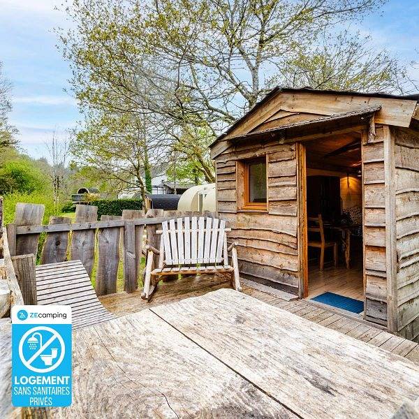 Cabane 3 étoiles - Piscine  - ccafeec in Huelgoat, Châteaulin und Umgebung