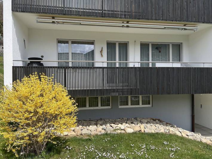 Ferienwohnung für 5 Personen, mit Balkon und Garten in Savognin