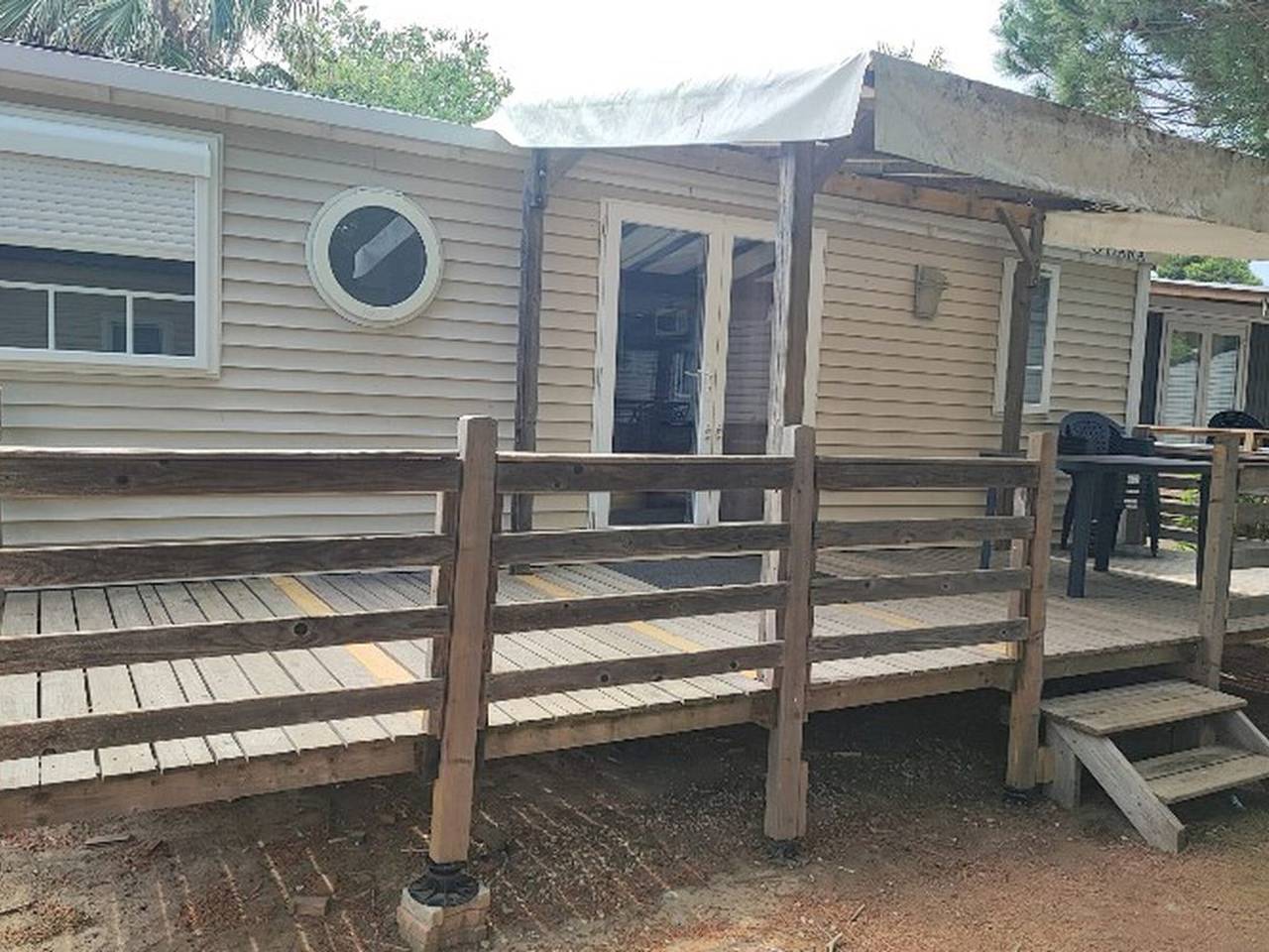 Mobil home confortable, clim - 6 pers. in Saint-Cyprien, Côte méditerranéenne (France)