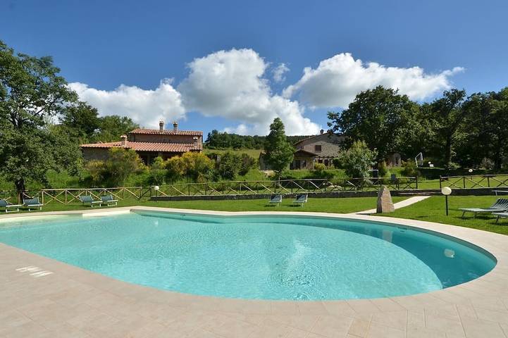 Ferienwohnung für 2 Personen, mit Garten und Pool, mit Haustier in Roccalbegna