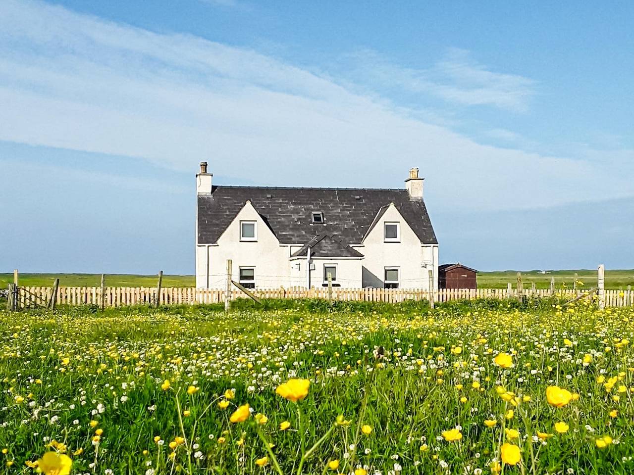 Macrury Cottage in North Uist, Buiten-Hebriden