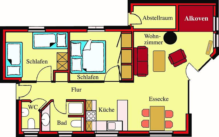 Ferienhaus für 4 Personen, mit Terrasse und Garten sowie Ausblick auf Fehmarn - 2