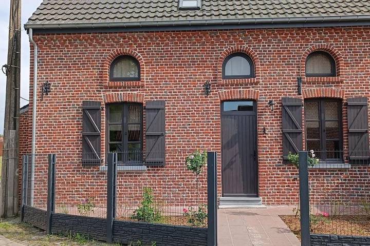 Maison de vacances pour 5 personnes, avec Jacuzzi et Terrasse ainsi que Jardin et Vue dans Hainaut