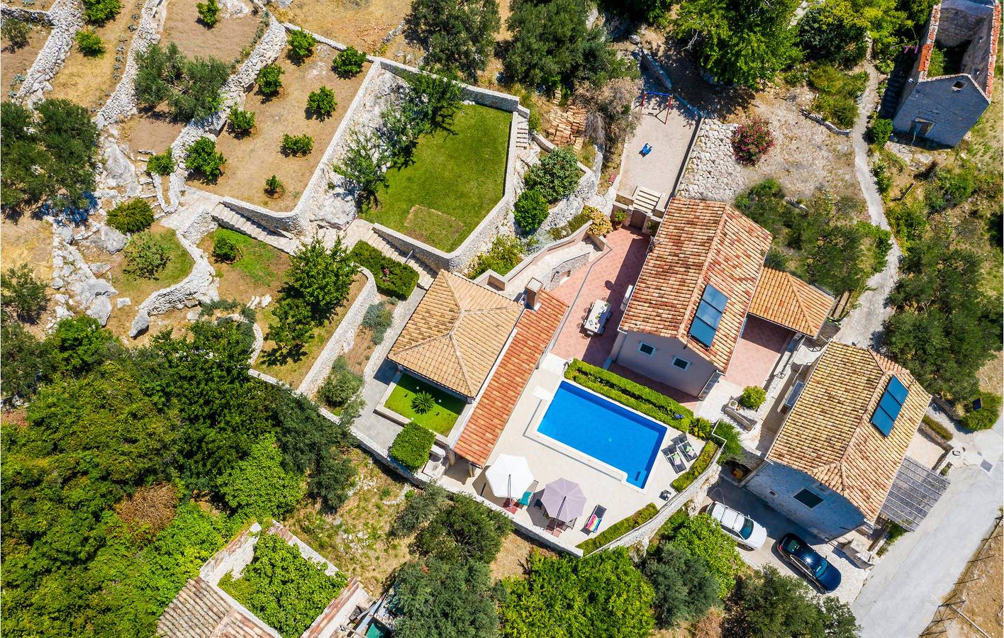 Gemütliche Ferienwohnung mit Pool, Terrasse und WLAN in der Nähe der Küste von Brsecine in Brsecine, Grad Dubrovnik
