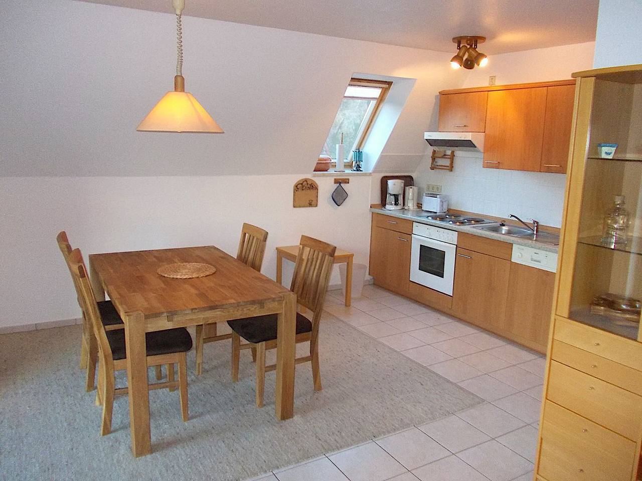 Finnhaus Brigitte - Ferienhaus für 4 Personen im Feriendorf am Vogelpark Marlow in Marlow, Vorpommern-Rügen