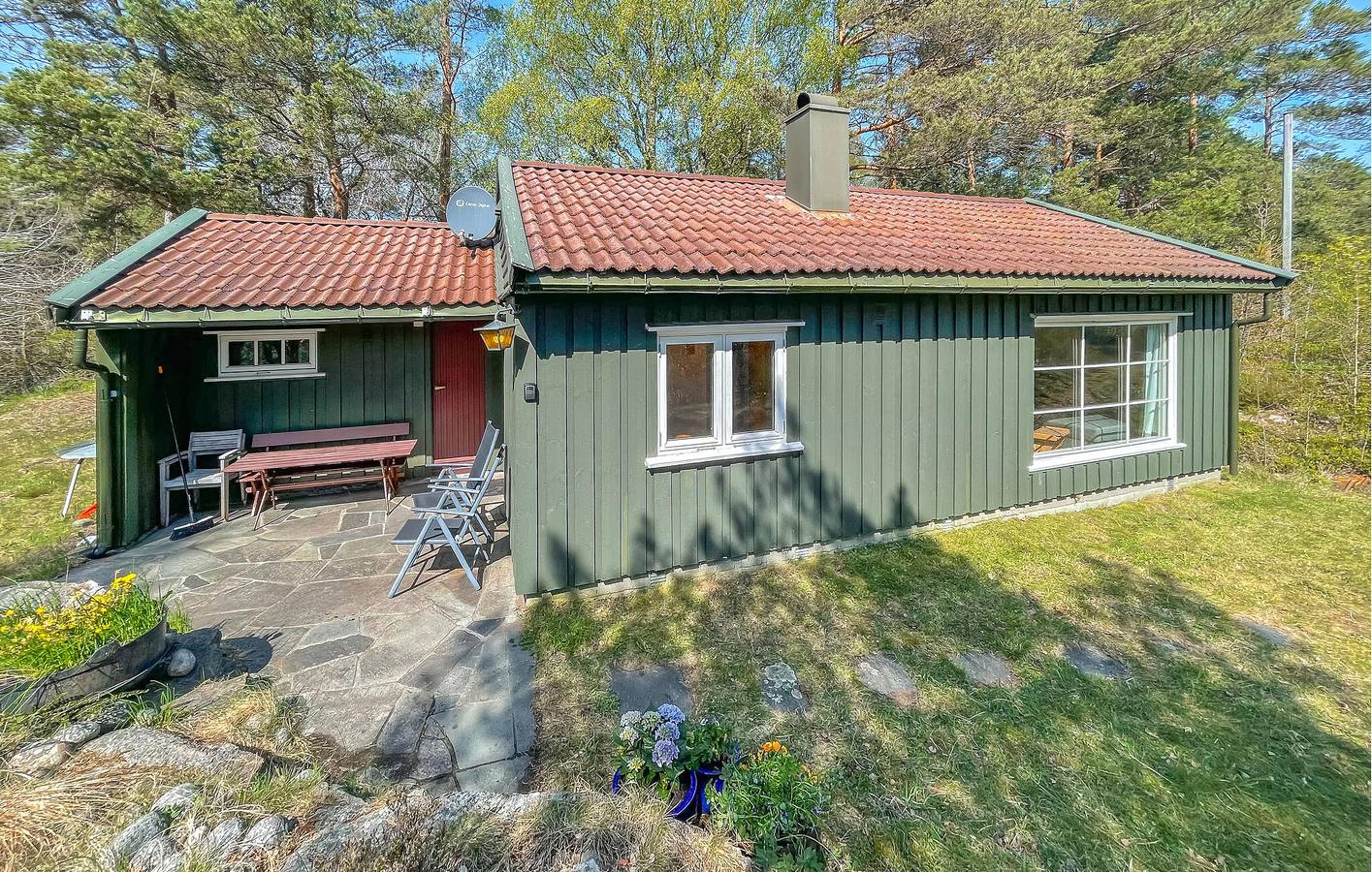 Feriehus for 6 personer med terrasse in Kristiansand