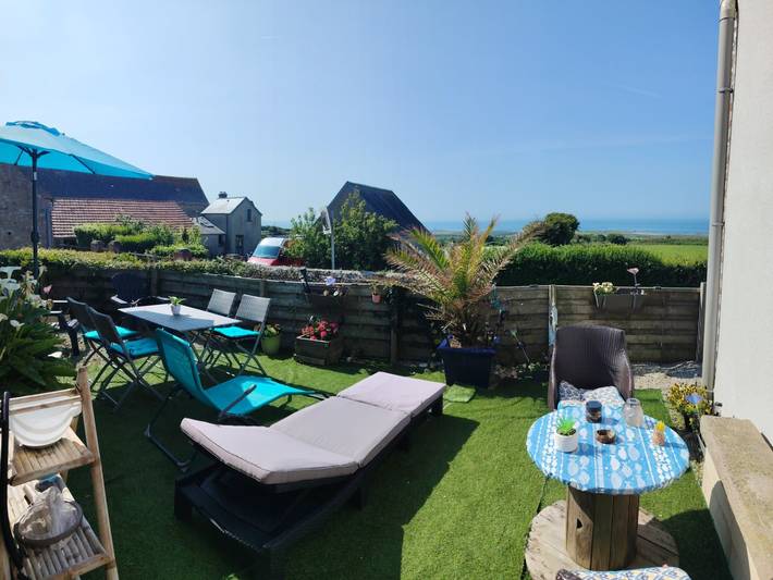 Cottage pour 2 personnes, avec jardin, animaux acceptés dans Phare de la Hague
