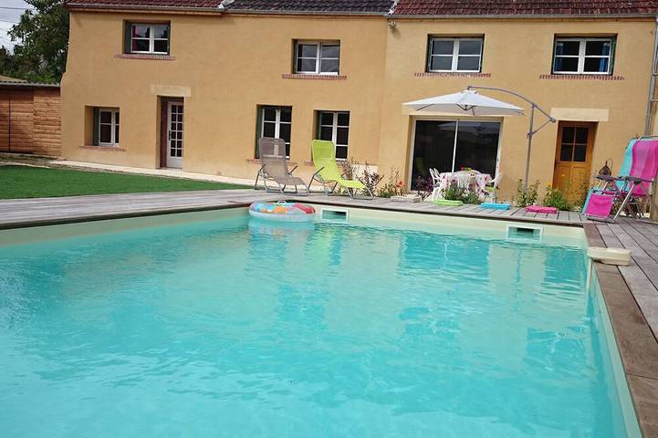 Maison de vacances pour 8 personnes, avec jardin