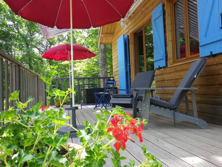 Location de vacances pour 2 personnes, avec terrasse et vue à Cazals - 3