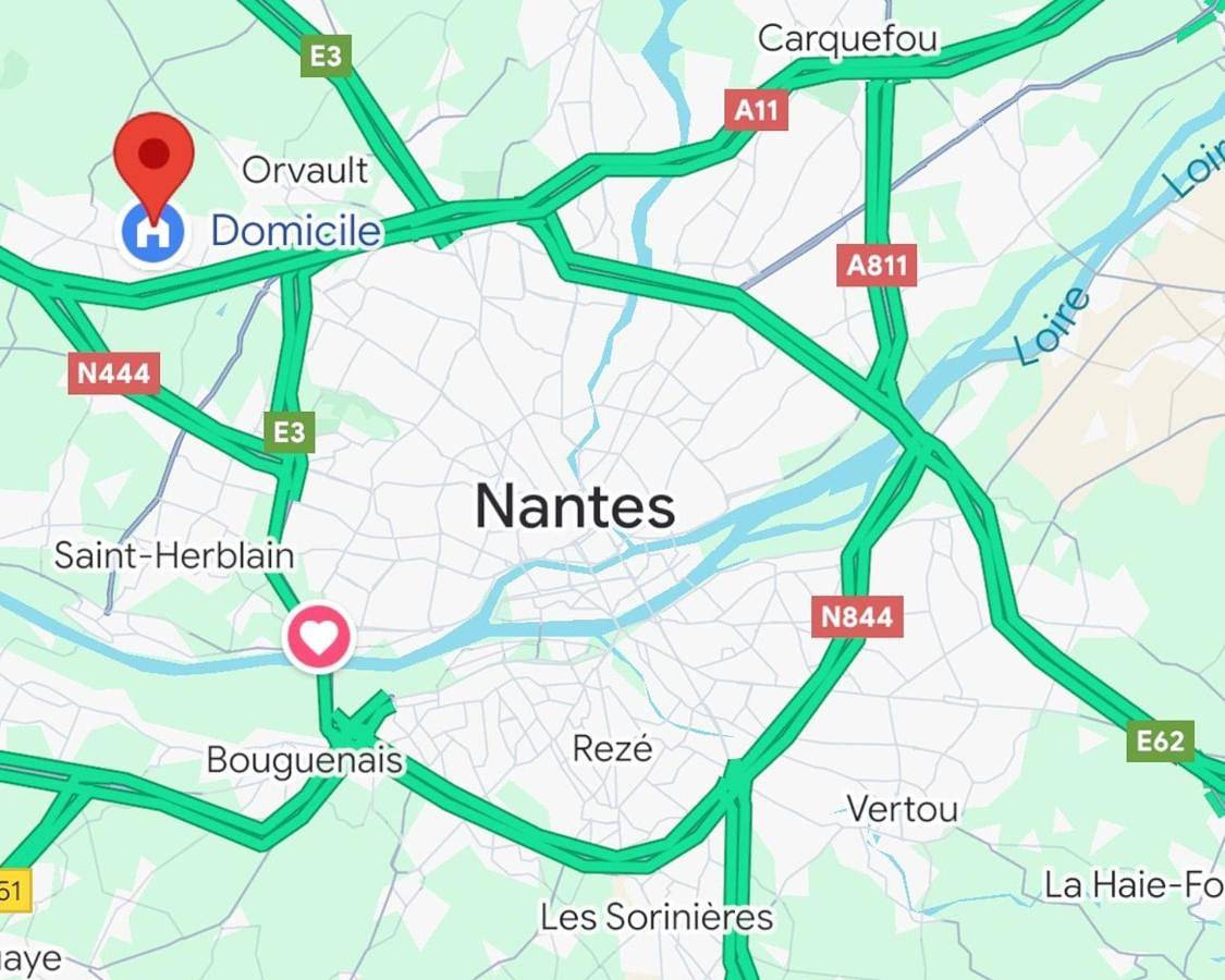 Appartement entier, Maison 80 m2 à 5mn de Nantes in Sautron, Région de Nantes