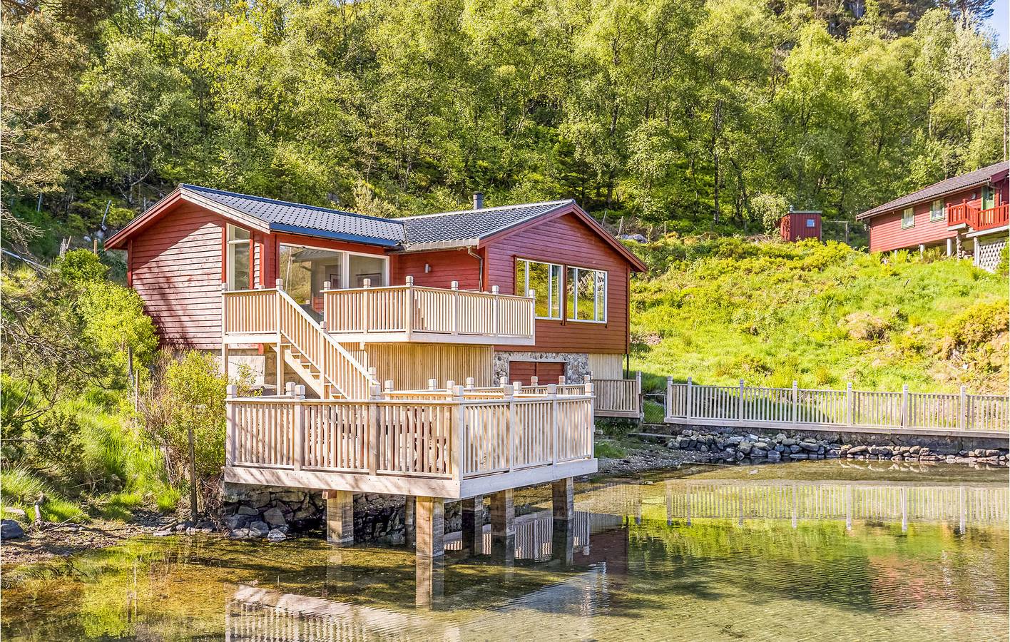 Ferienhaus für 7 Personen mit Terrasse in Sveio