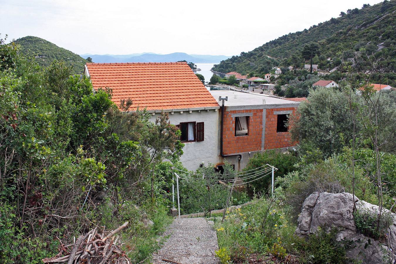 Ganze Wohnung, 3-Zimmer-Ferienwohnung am Strand Prozurska Luka, Mljet A-4939-a in Mljet