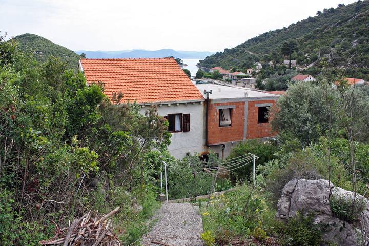 Apartamento inteiro, Apartamento de tres habitaciones en la playa Prozurska Luka, Mljet A-4939-a in Mljet