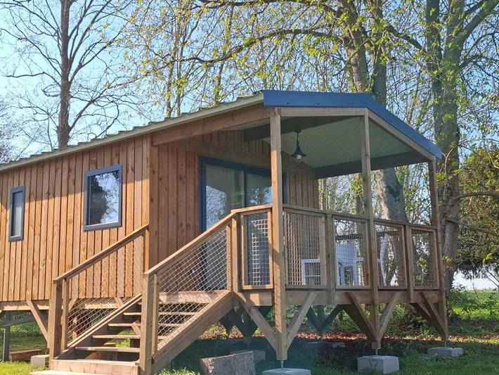 Gîte pour 2 personnes, avec Terrasse ainsi que Jardin et Vue