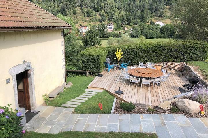 Agritourisme pour 14 personnes, avec jardin et sauna à La Bresse